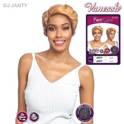 Vanessa Synthetic Party Lace Deep J-Part Wig - DJ JANTY